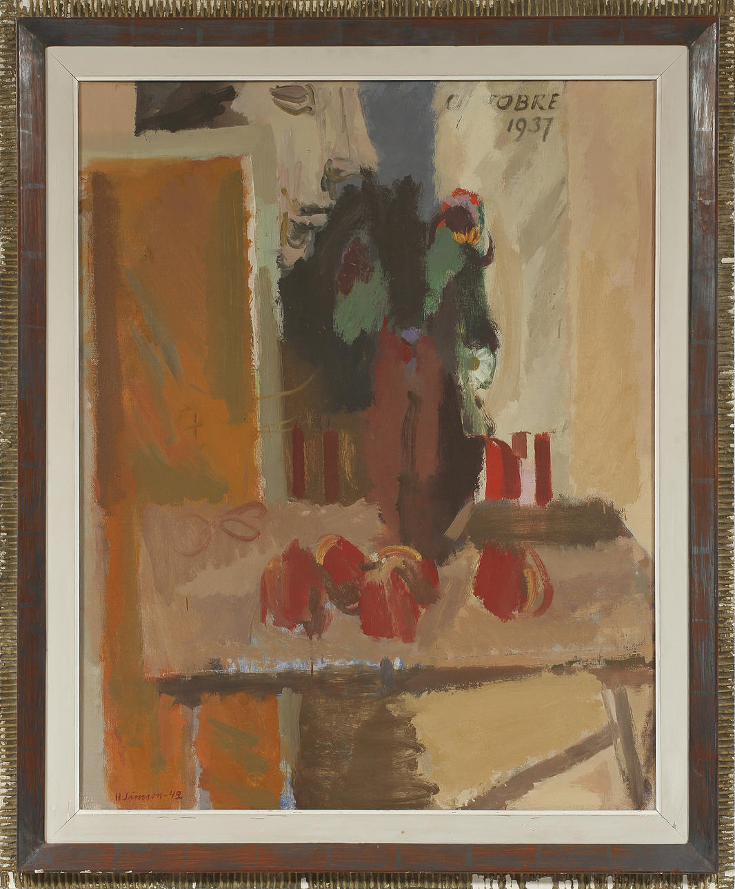 HUGO SIMSON. Olja på duk, signerad och daterad -42.