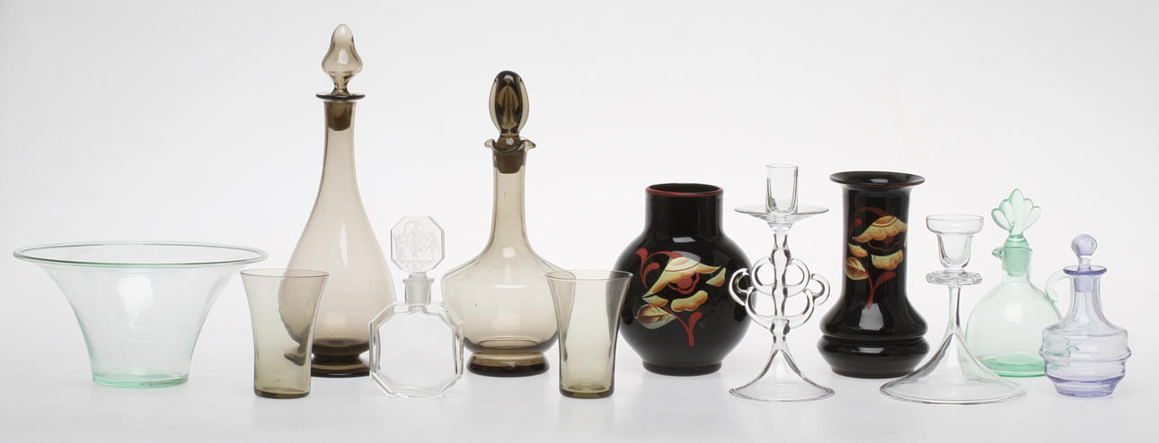 PARTI GLAS, 12 delar, bland annat troligen Nils Landberg Sandvik, Edward Hald samt delvis Åfors.