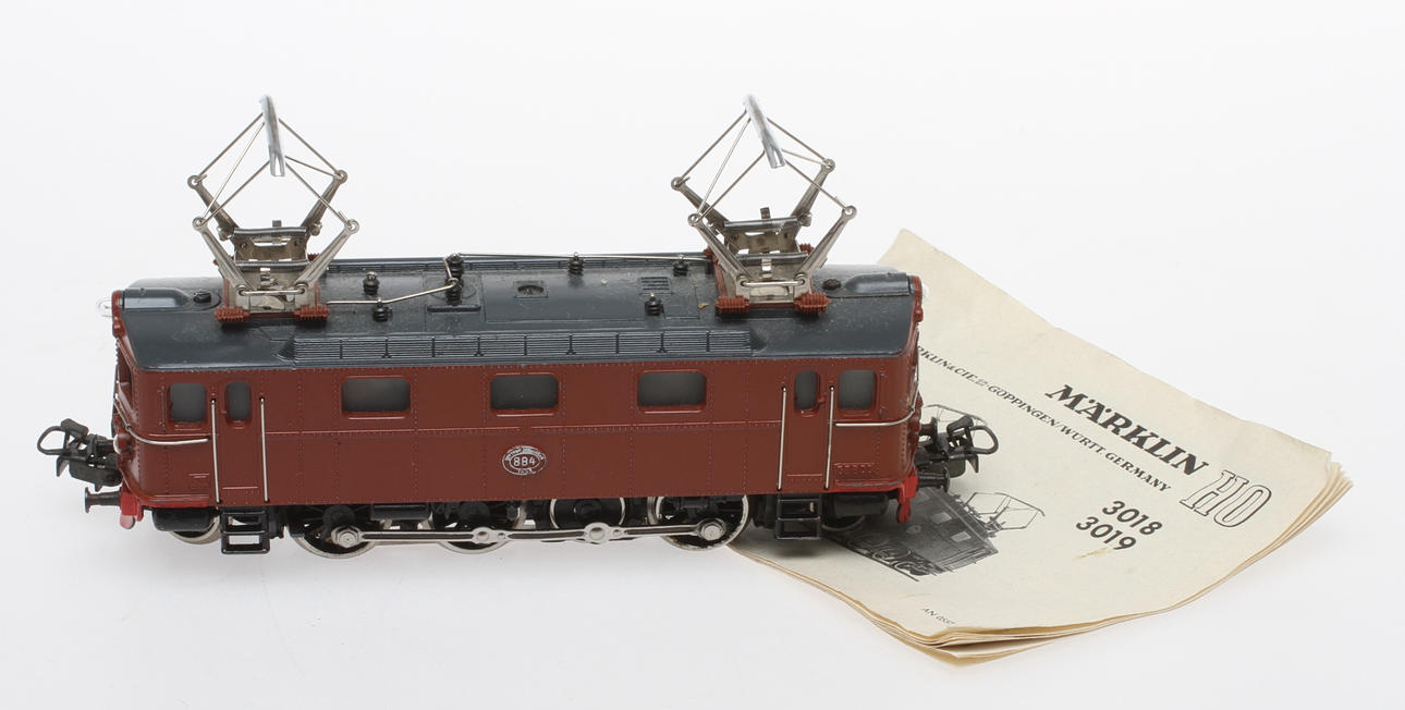 MODELLTÅG MÄRKLIN SJ:s Da-lok 3030.1 med instruktion för 3018.