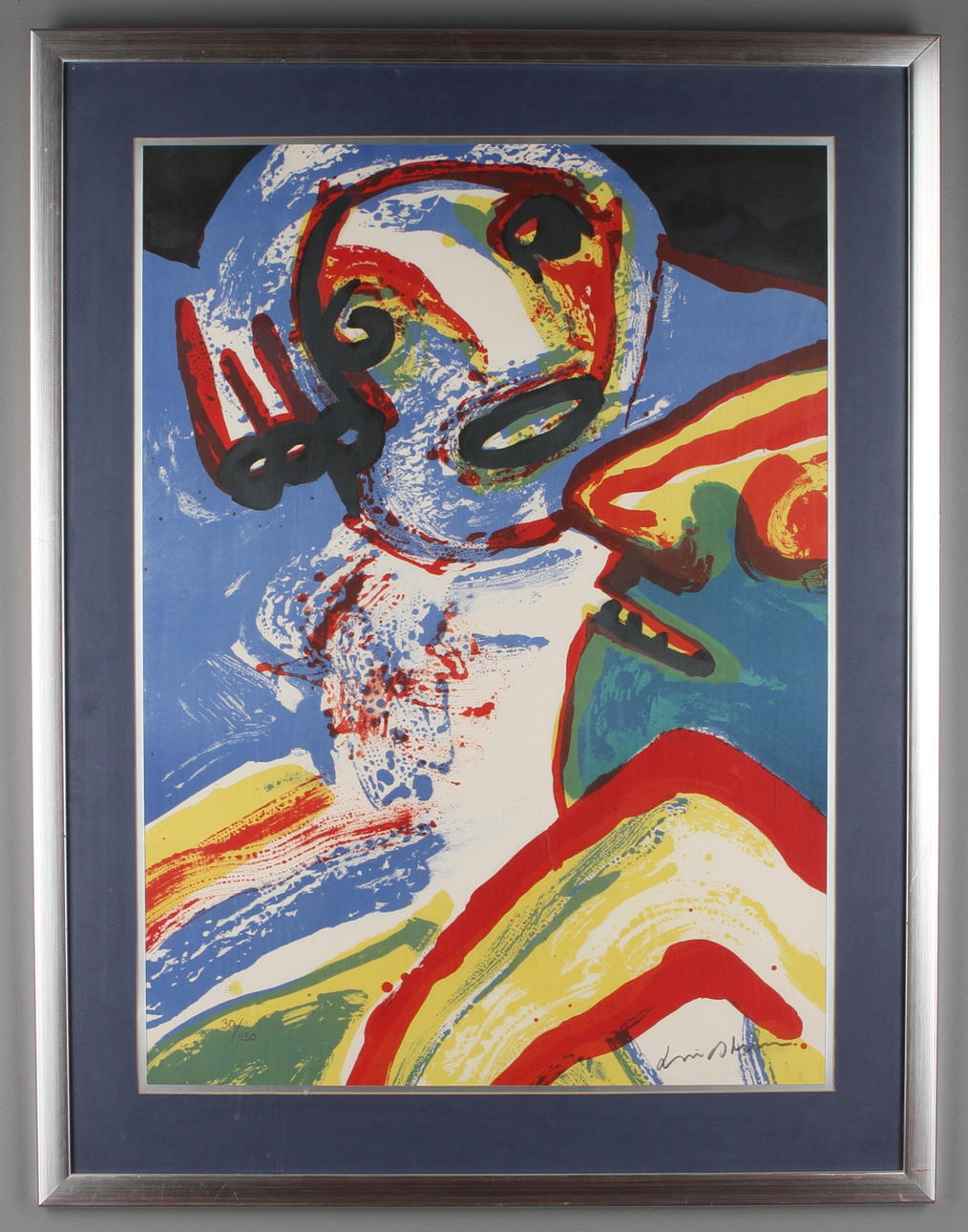 BENGT LINDSTRÖM. Figurkomposition, färglitografi, signerad och numrerad 30/150.