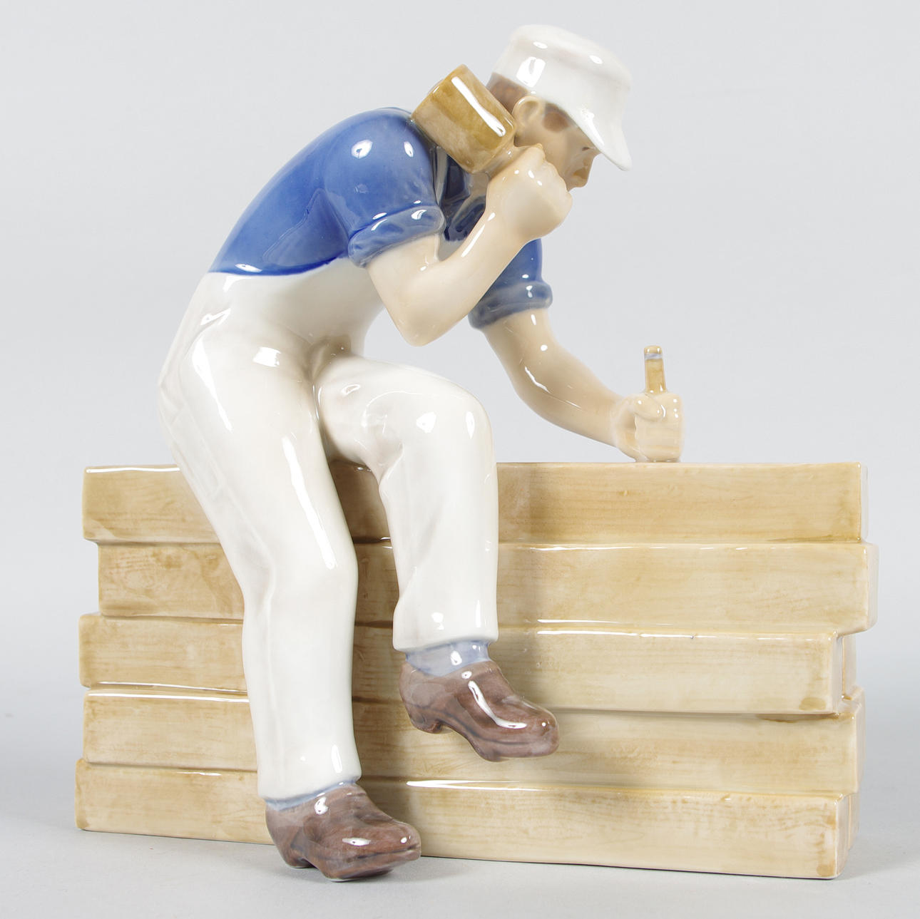 PORSLINSFIGUR, snickare, Bing & Gröndal.