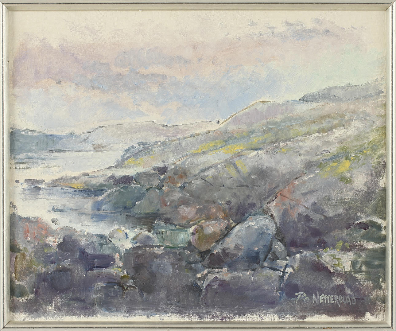 PER OLOF NETTERBLAD. Olja på duk, signerad.