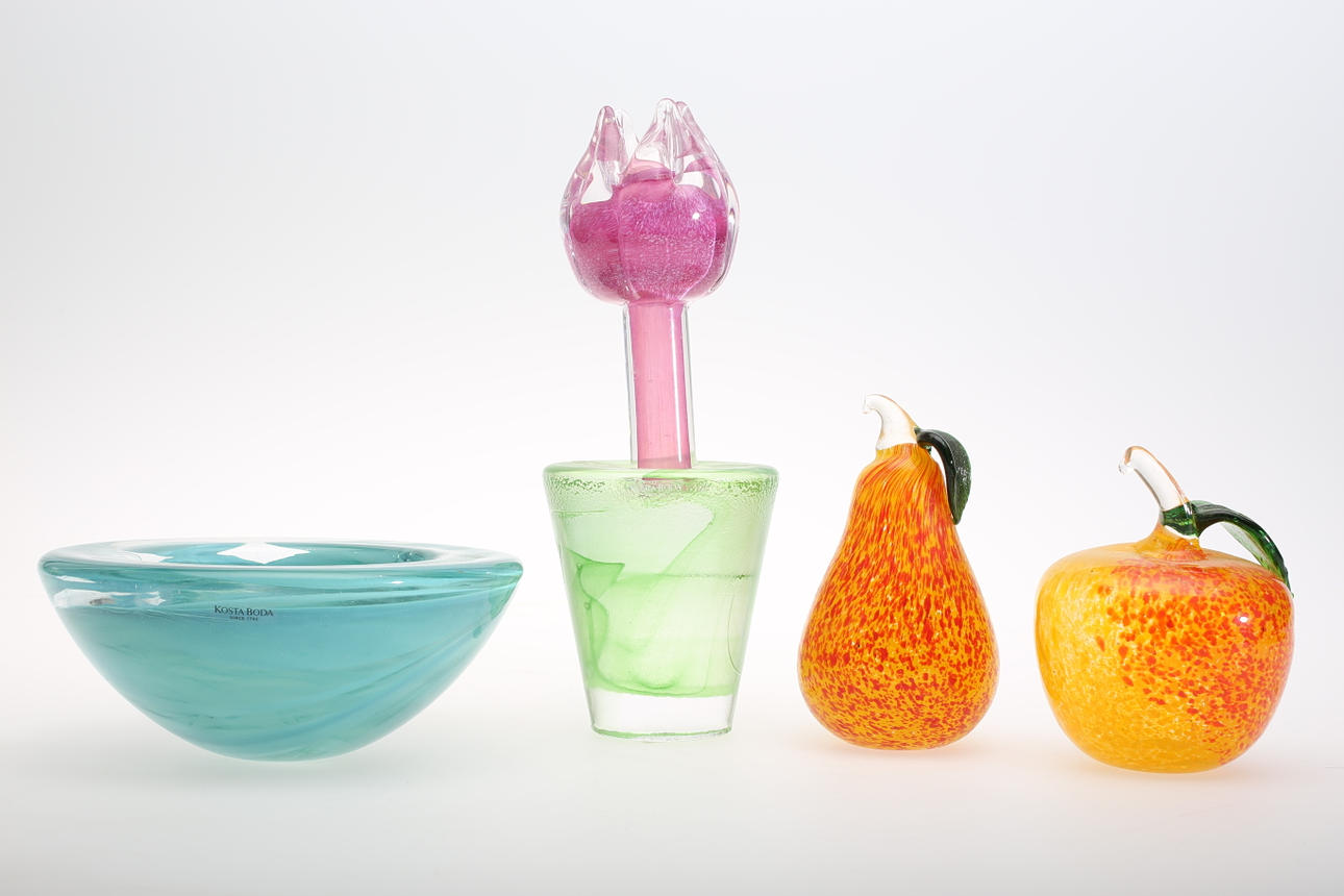 PARTI GLAS, 4 stycken. Kosta boda.