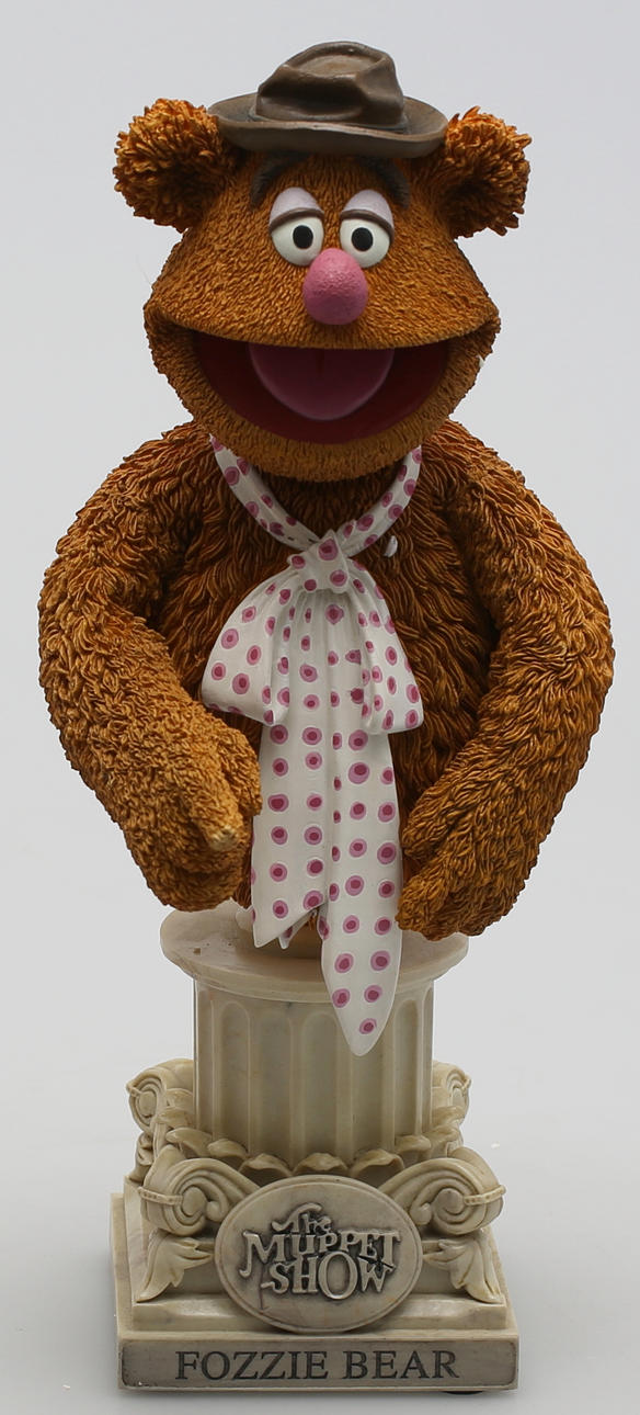 THE MUPPET SHOW. Fozzie Bear. Collectible Polystone Bust. The Jim ...