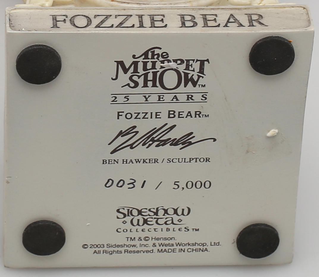 DIE MUPPET-SHOW. Fozzie Bär. Sammelbare Büste aus Polystone. Die Jim ...