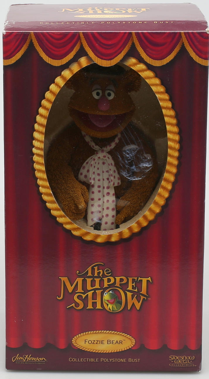 DIE MUPPET-SHOW. Fozzie Bär. Sammelbare Büste aus Polystone. Die Jim ...