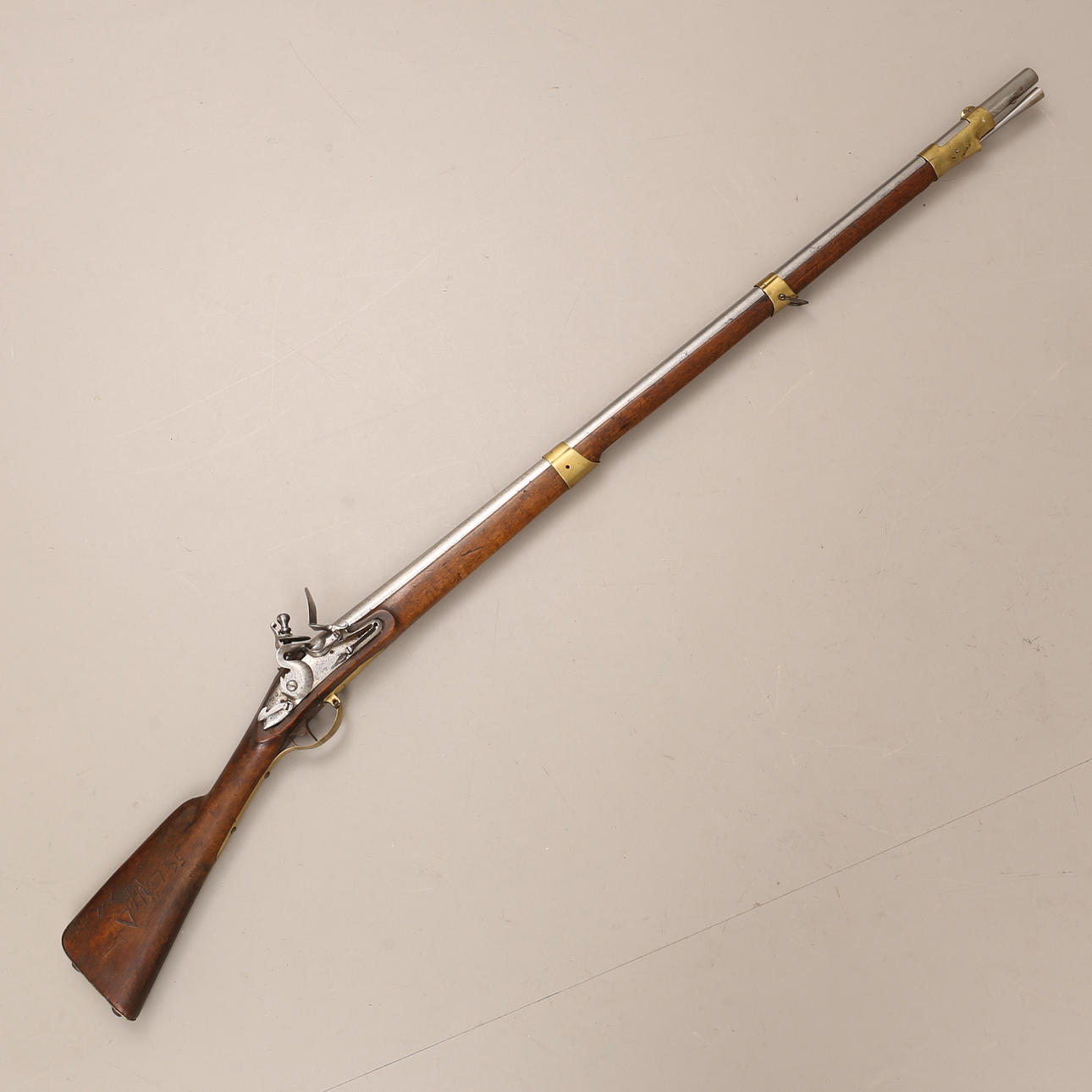 Flint lock musket m/1775, Swedish.