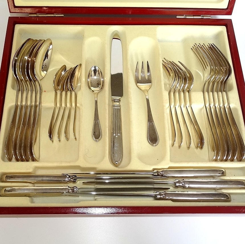 ROBBE & BERKING SILBER 925 BESTECK, 1935 GRAMM.