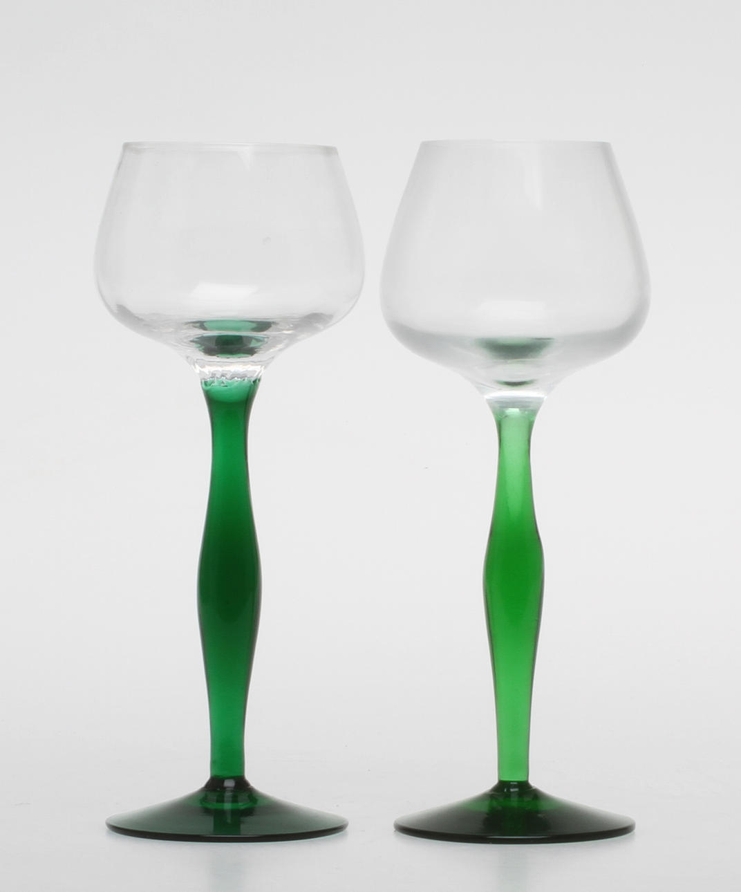 VITVINSGLAS, 10 + 4 delar, 1900-tal.