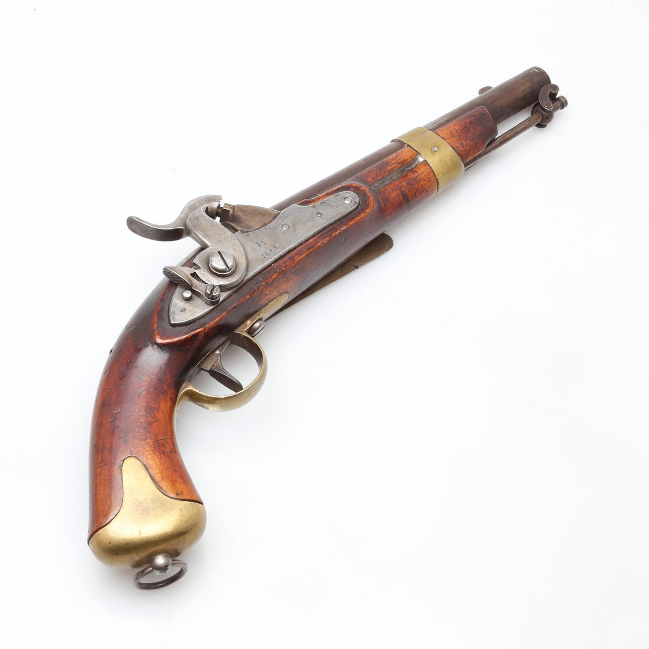 BLOCK PISTOL, Swedish Navy, 1855.