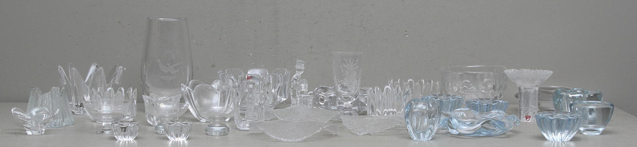 KRISTALL och GLAS 1900-tal.