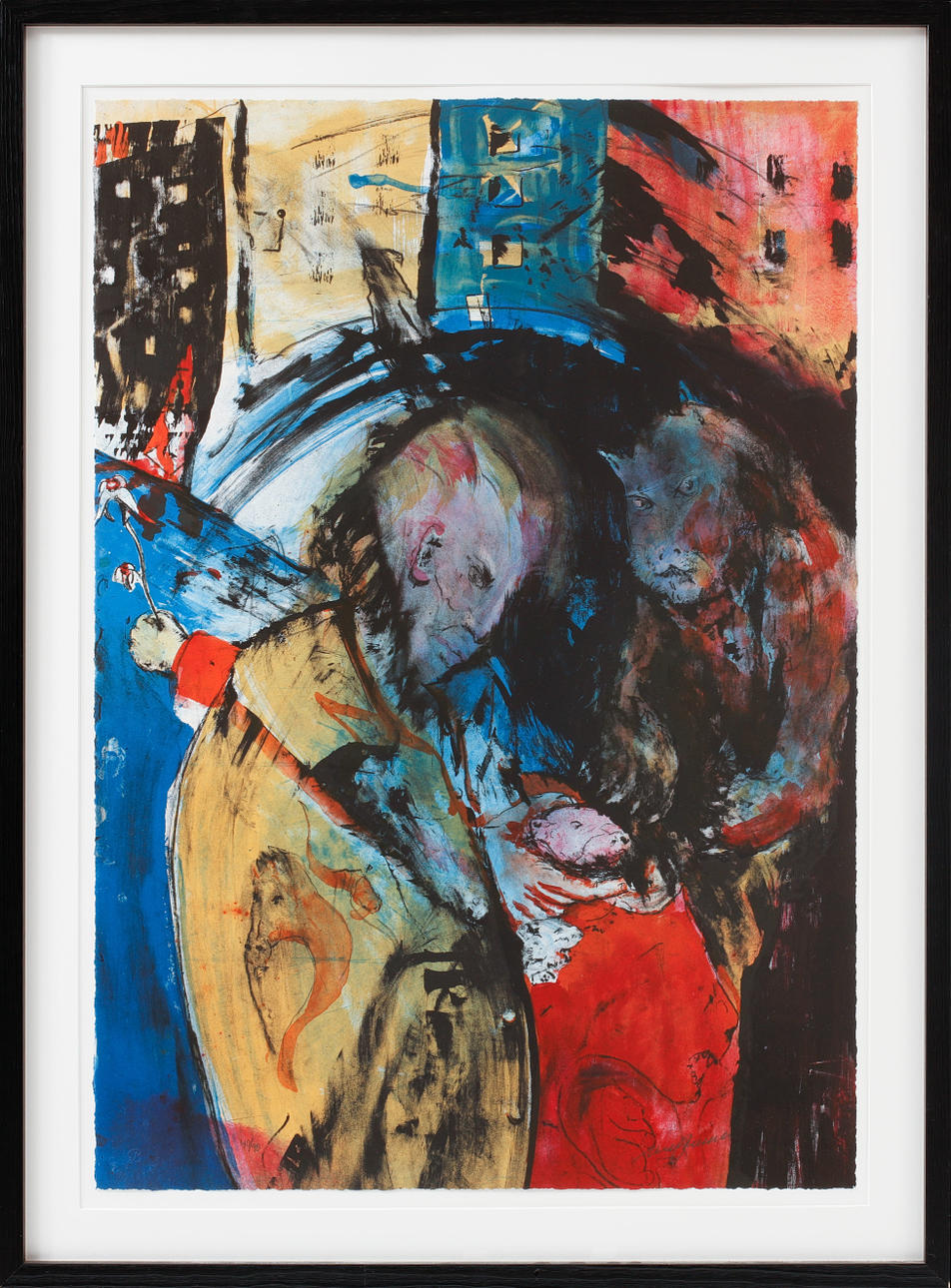 MIKAEL PERSBRANDT, "Magic", color lithograph, signed and numbered.