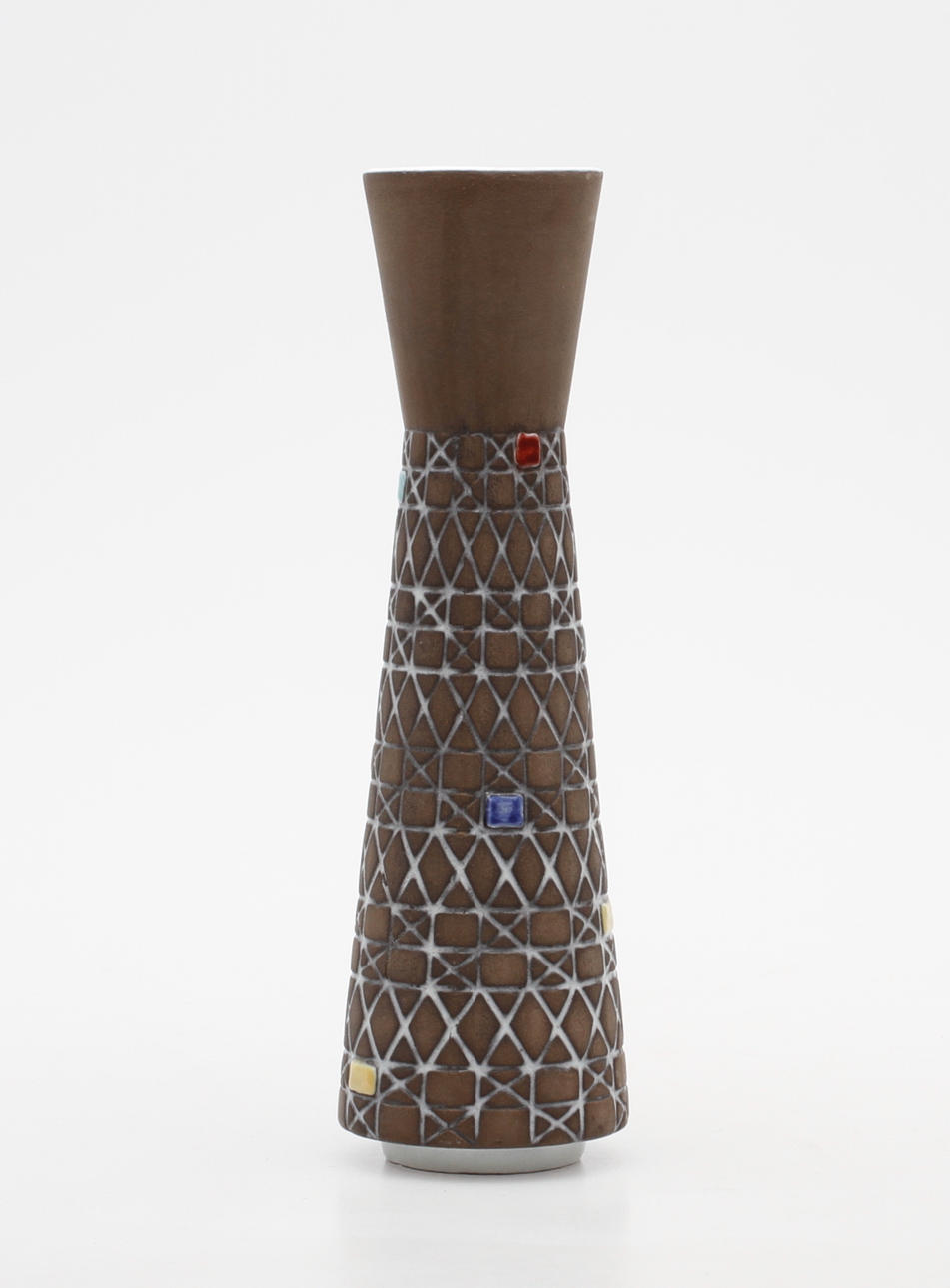 VAS. keramik. "Corso", Ingrid Atterberg, Upsala Ekeby.