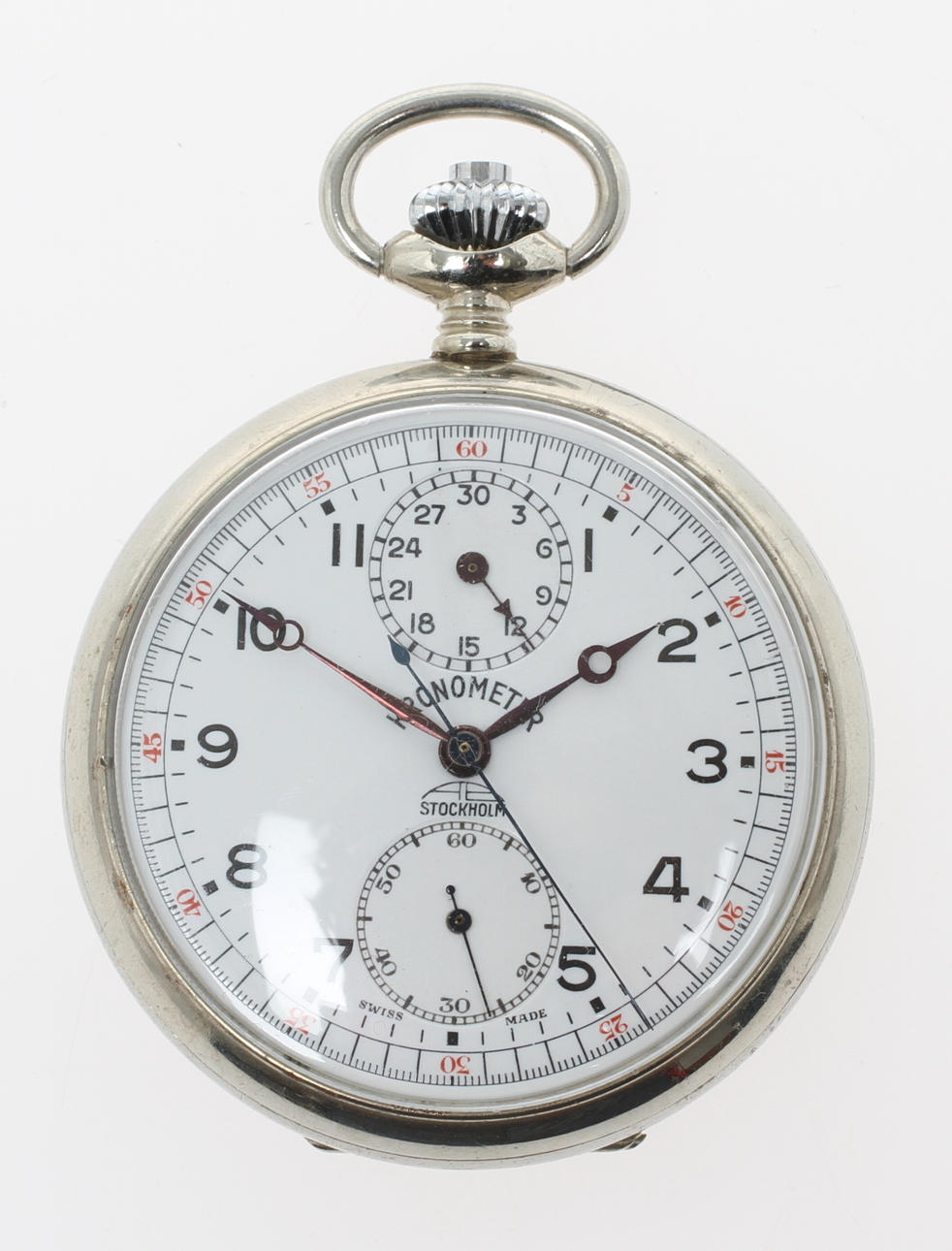 FICKUR, Kronometer, urtavla märkt Stockholm, 1900-tal.