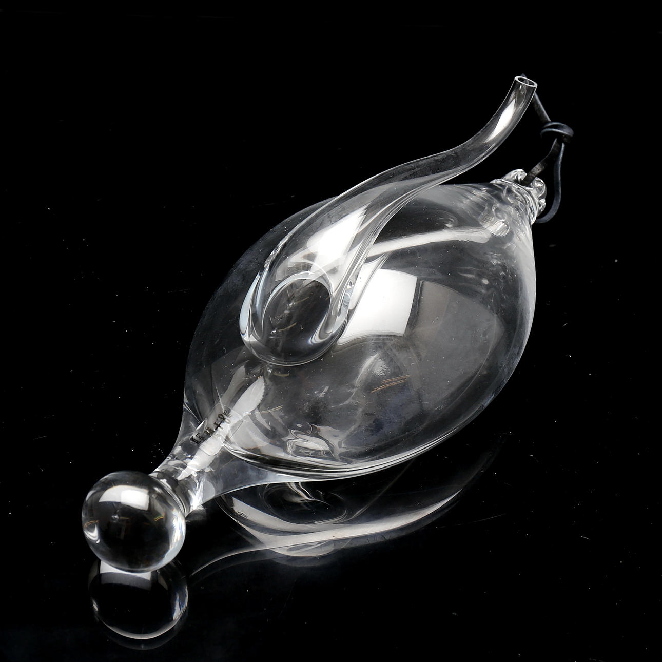 WASSERBAROMETER, Glas, Skrufs Glasbruk.