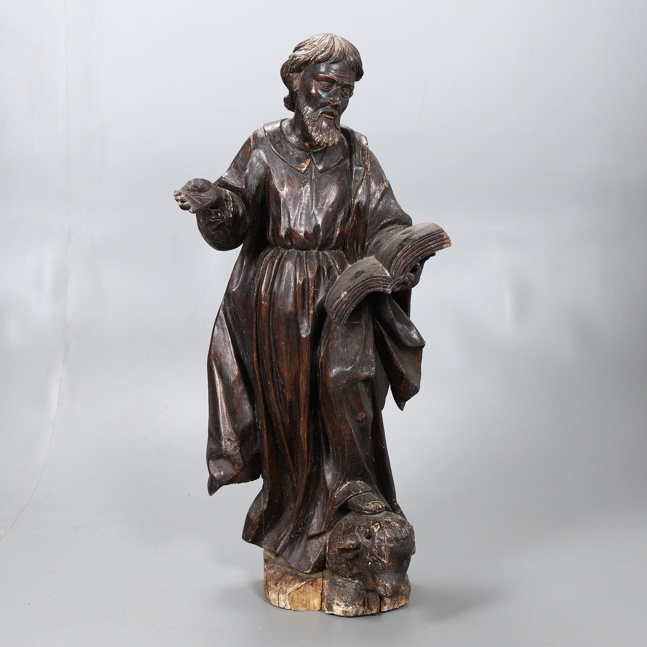 SPANISH SCHOOL, 17TH CENTURY. Sankt lucas.