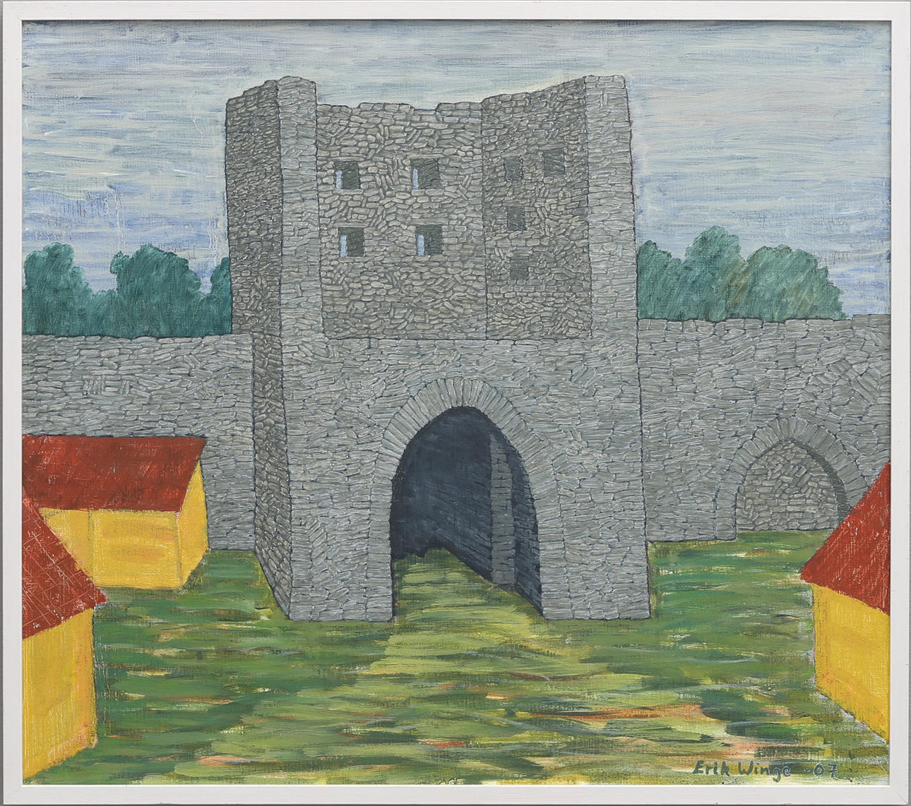 ERIK WINGE. "NORDERPORT (VISBY RINGMUR".