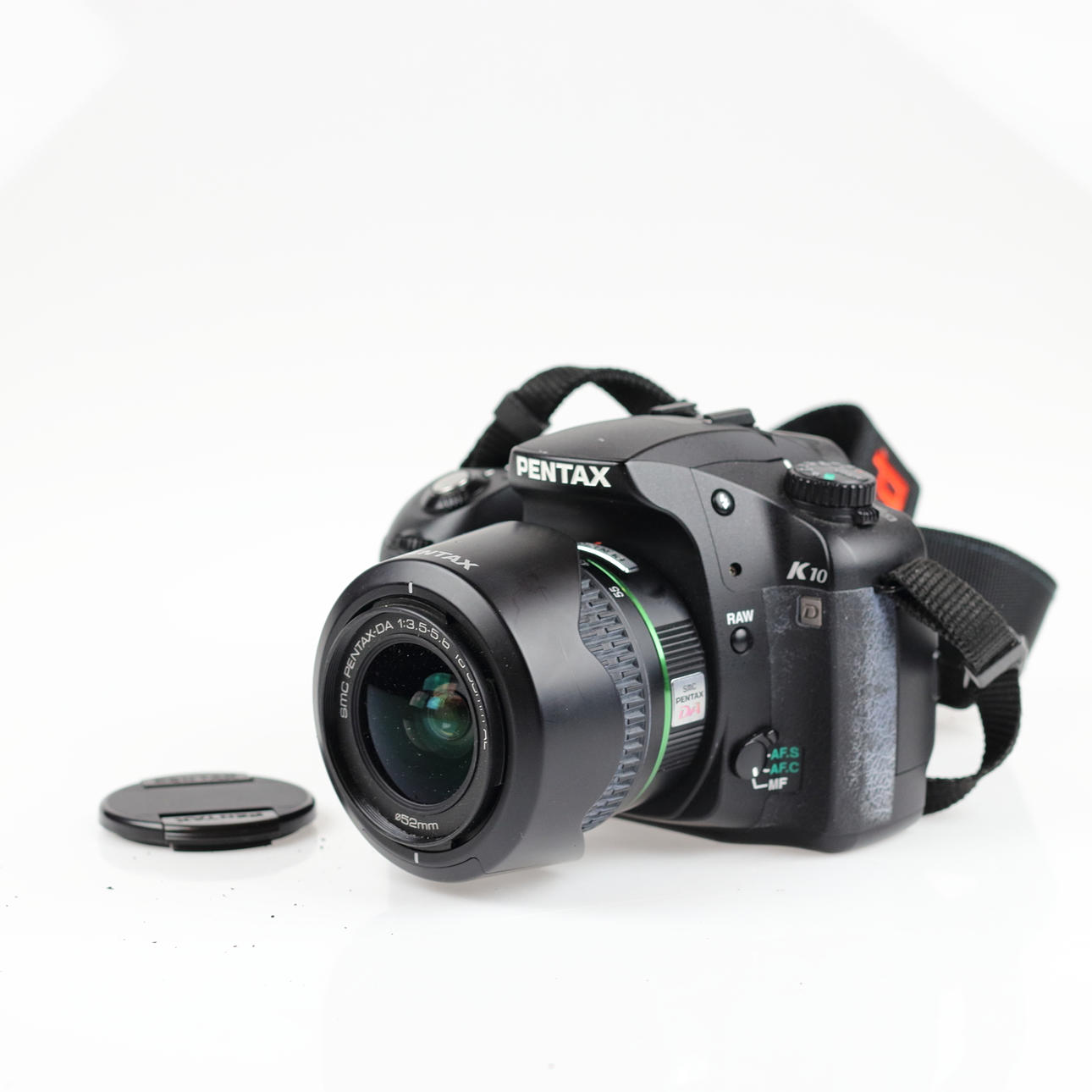 Systemkamera, digital, Pentax 18-55 K10.