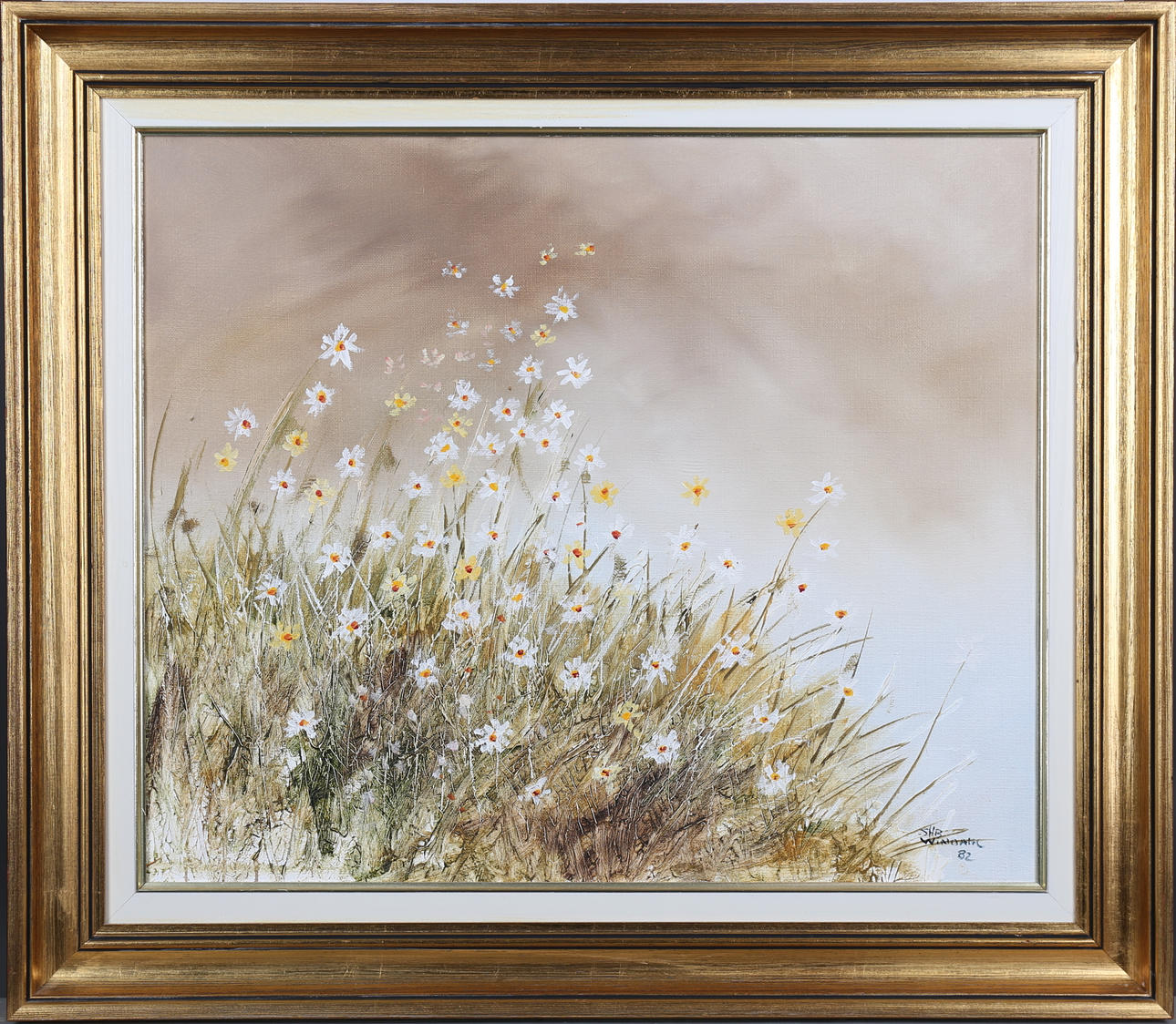 STEFAN WINDAHL. Olja på duk, signerad och daterad 82.