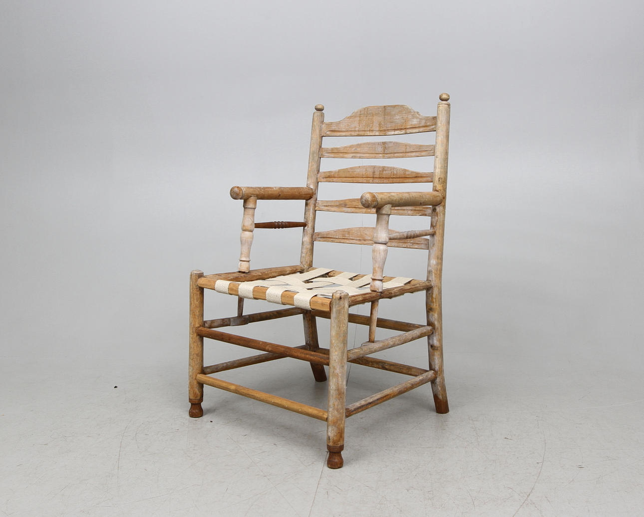 FÅTÖLJ, Gripsholmsmodell, 1800-tal.