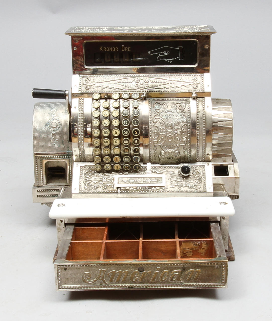 KASSAAPPARAT, "American", 1900-talets början.