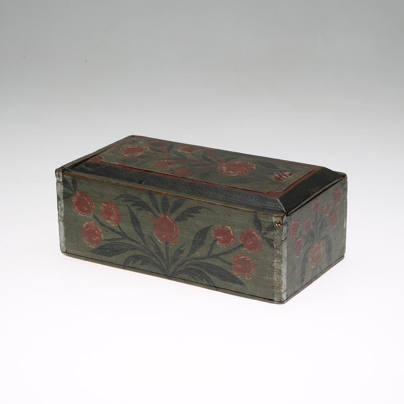 LJUSLÅDA/TIMPLÅDA, trä, allmoge, 1800-tal.