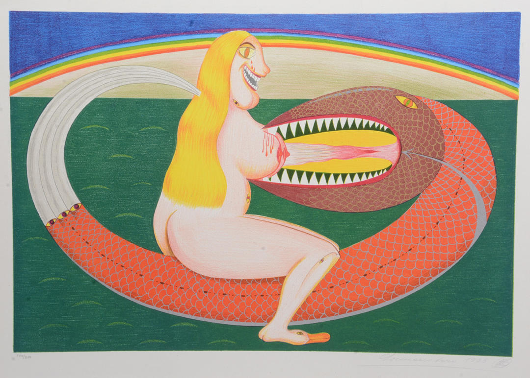 FRIEDRICH SCHRÖDER-SONNENSTERN. Lithographie.