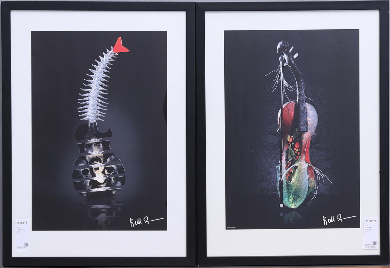 KJELL ENGMAN. Poster, 2 Stk. drucken.