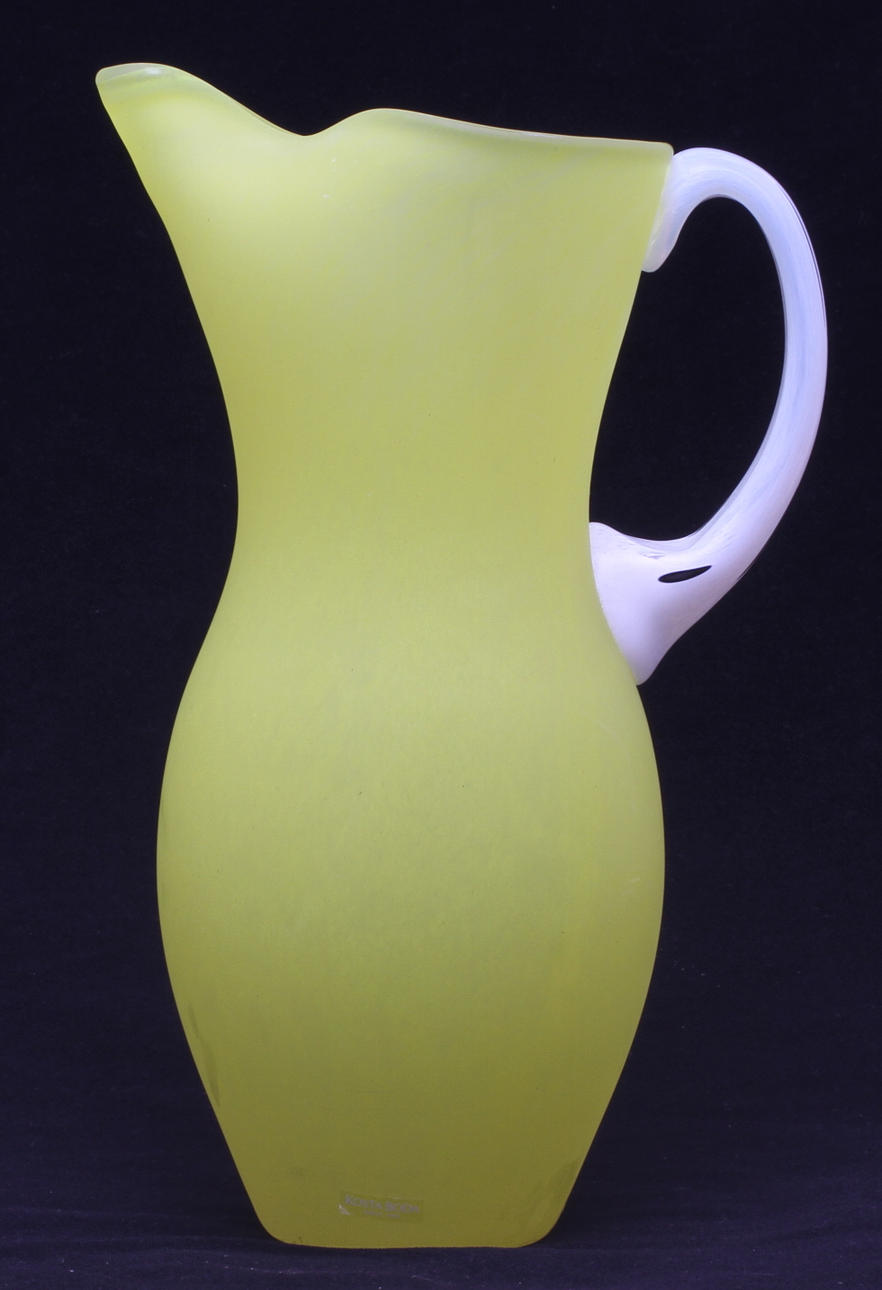 KANNA, glas, Gunnel Sahlin, Artist Coll, Kosta Boda, sign.