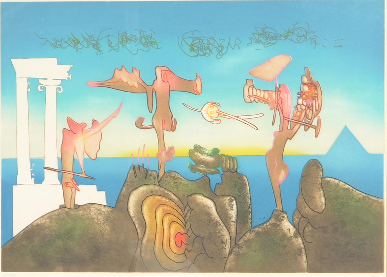 ROBERTO MATTA. Färgetsning.