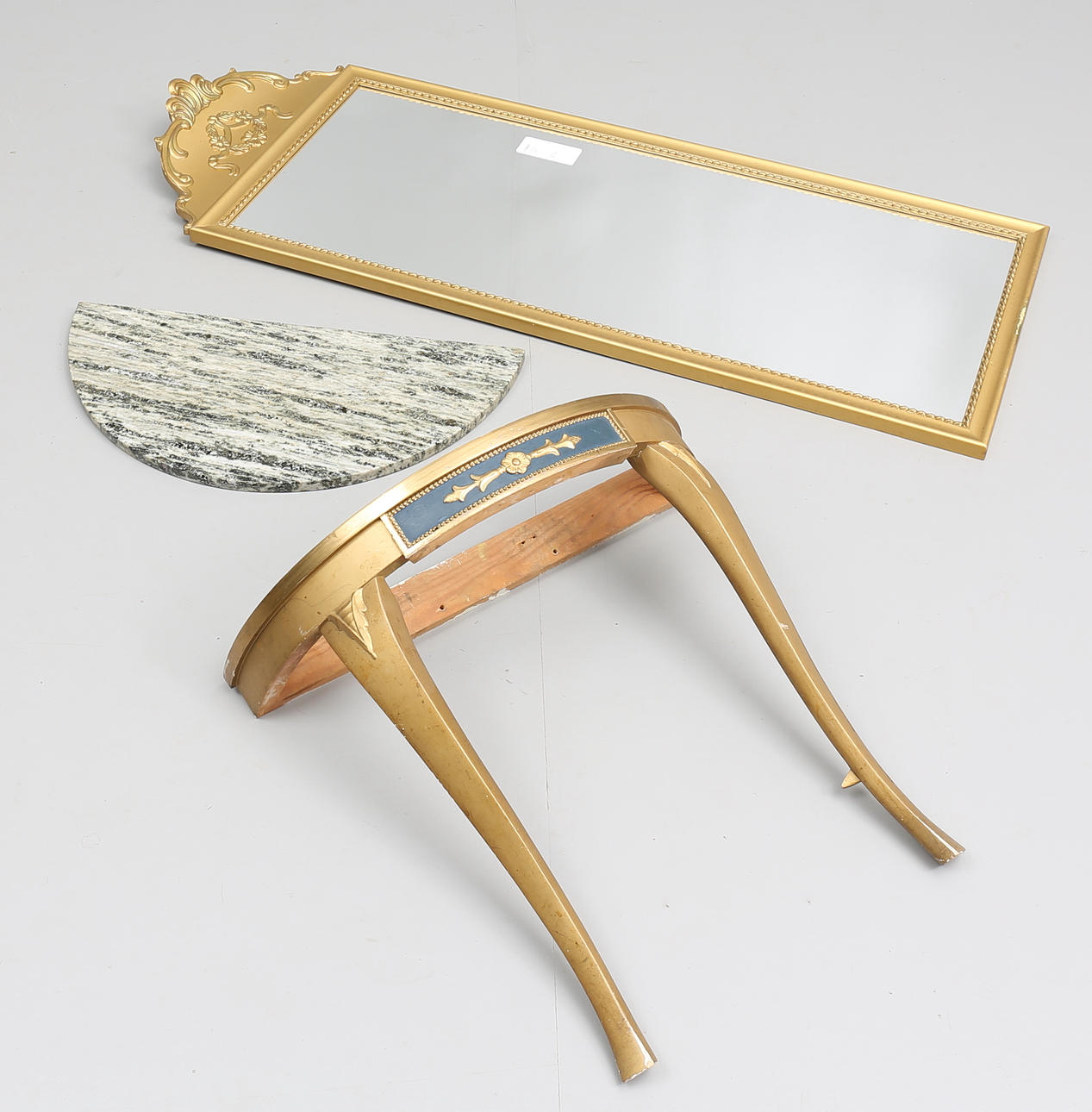 SPEGEL M KONSOLLBORD, Förgyllda, 1900-tal.