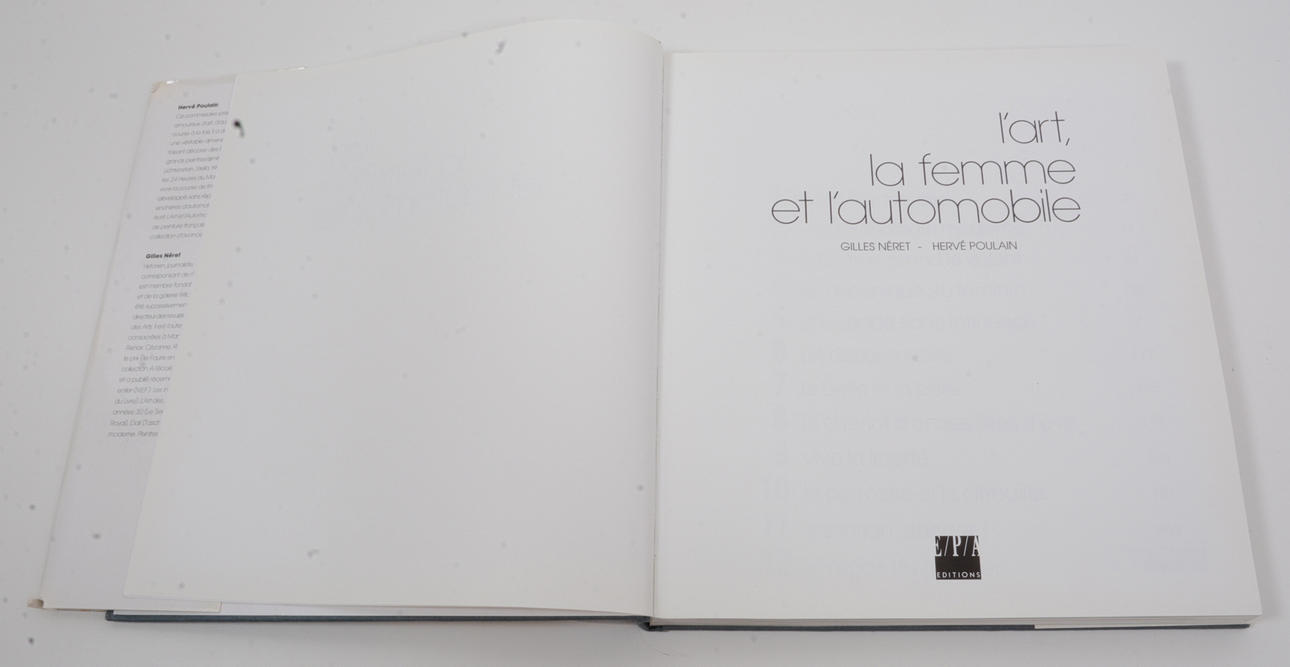 L art, la femme et l automobile. Books, Maps & Manuscripts - Auctionet
