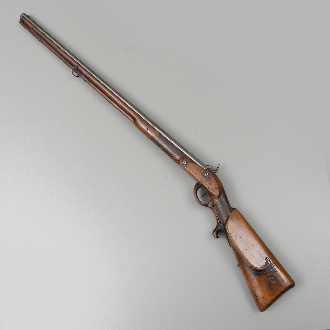 BLOCK RIFLE, probably England, circa 1800. Weapons & Militaria - Guns ...