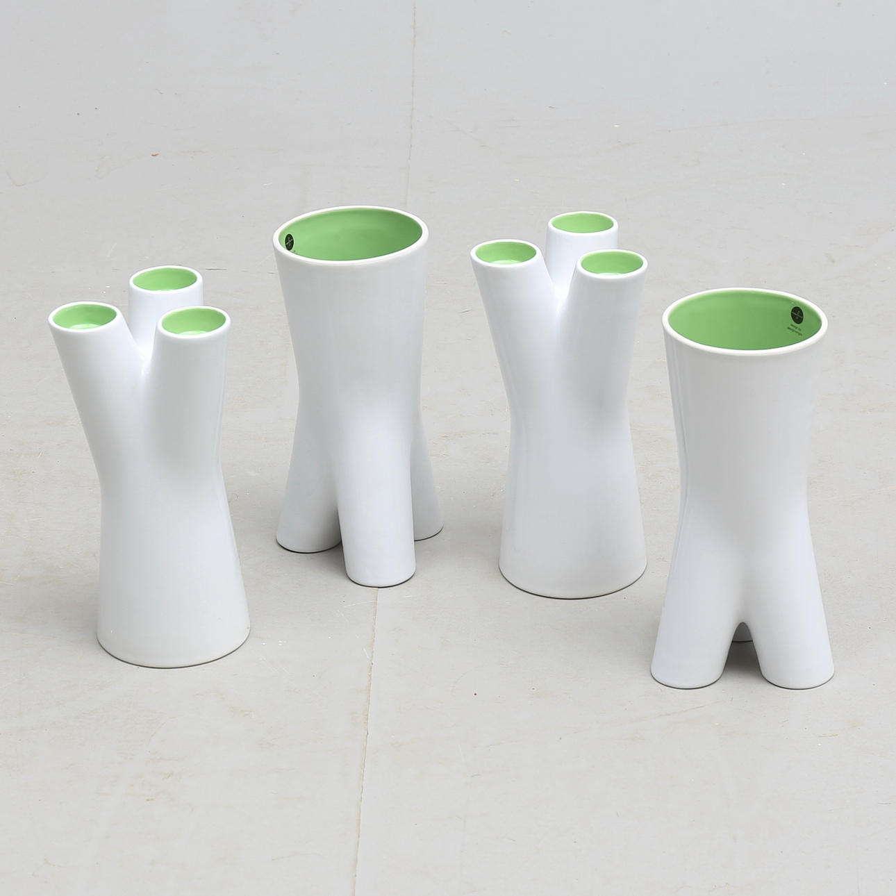 Sagaform vas upside-down,m 4 st, 1900/2000-tal.