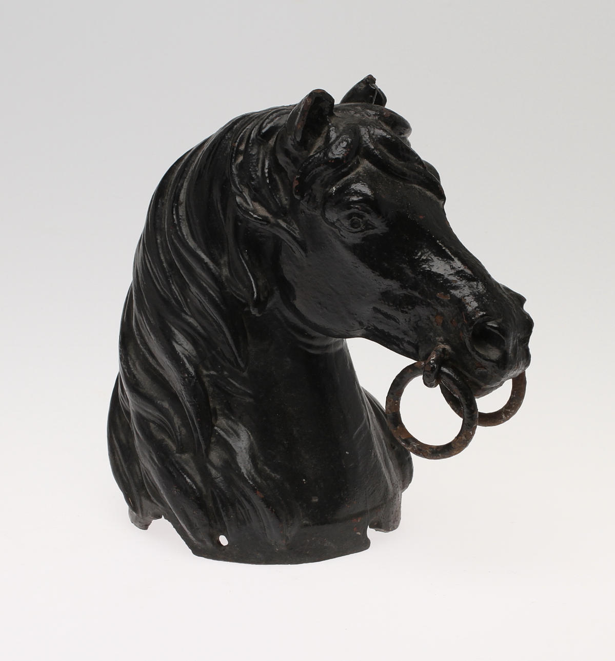 HÄSTHUVUD, gjutjärn, 1800-tal.