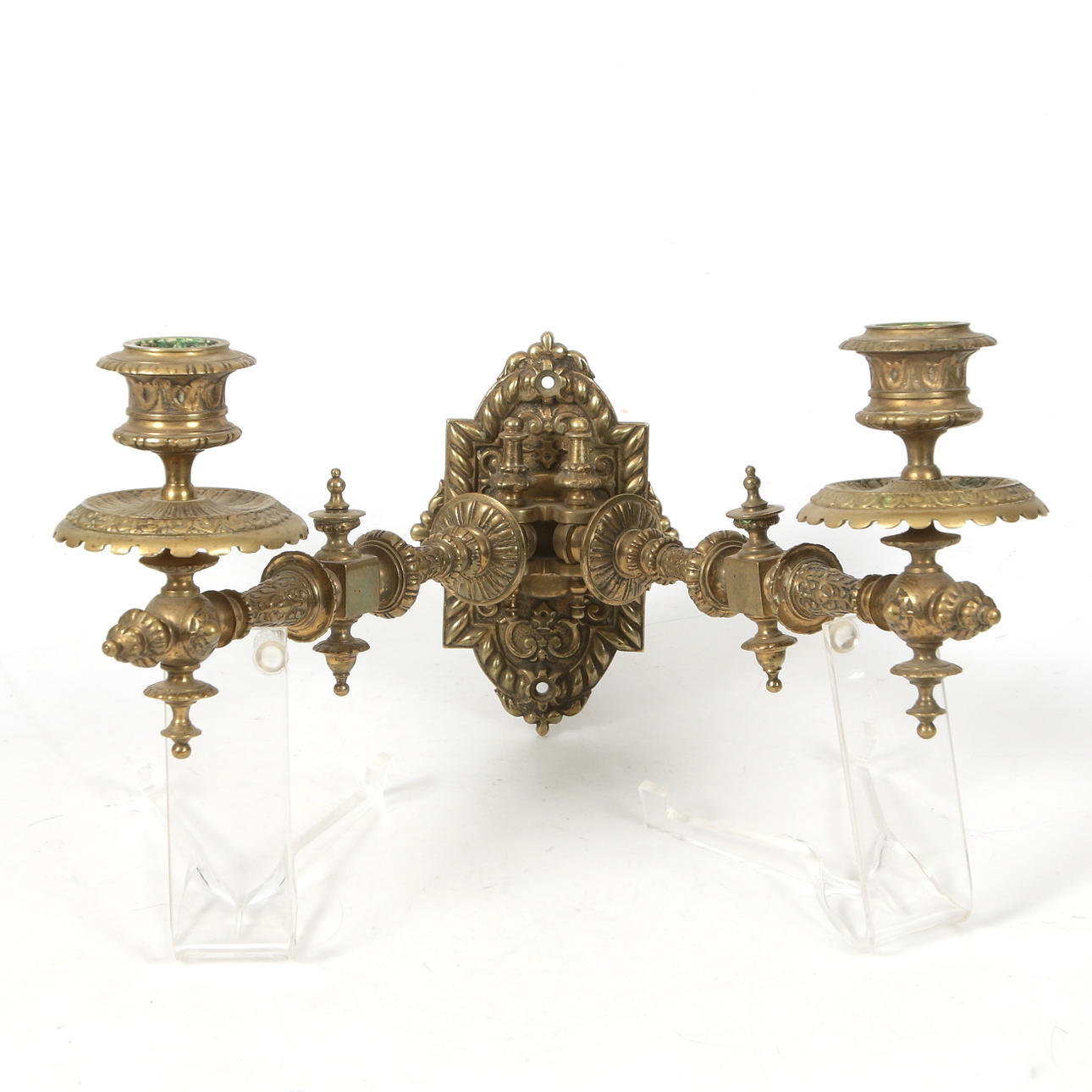 WALL CANDLE, brass, New Renaissance, 18/1900s.