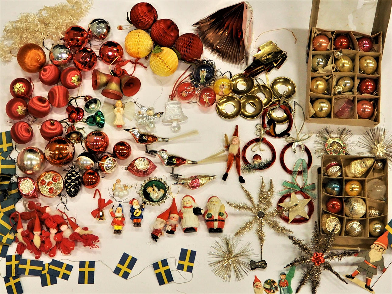 JULGRANSPRYDNADER, fåglar, kulor mm.