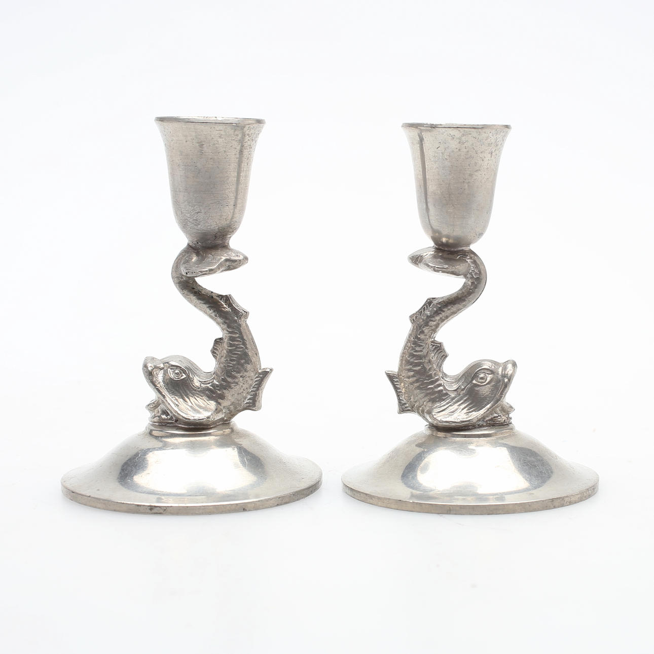 CANDLESTICKS, 1 pair, Swedish Pewter, 1932.