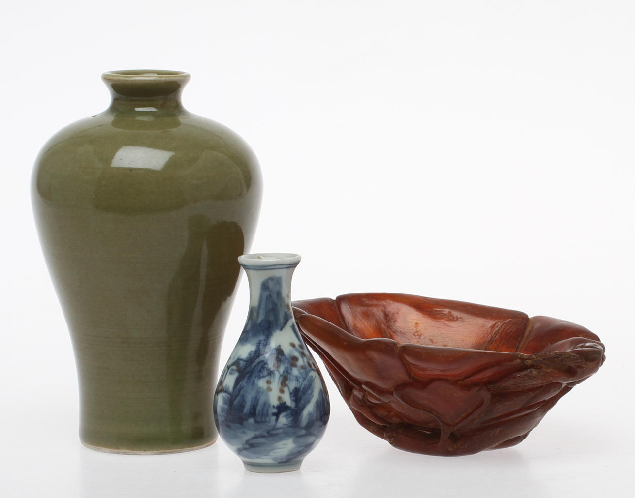 VASER 2 st, porslin, VINOFFERBÄGARE, Kina.