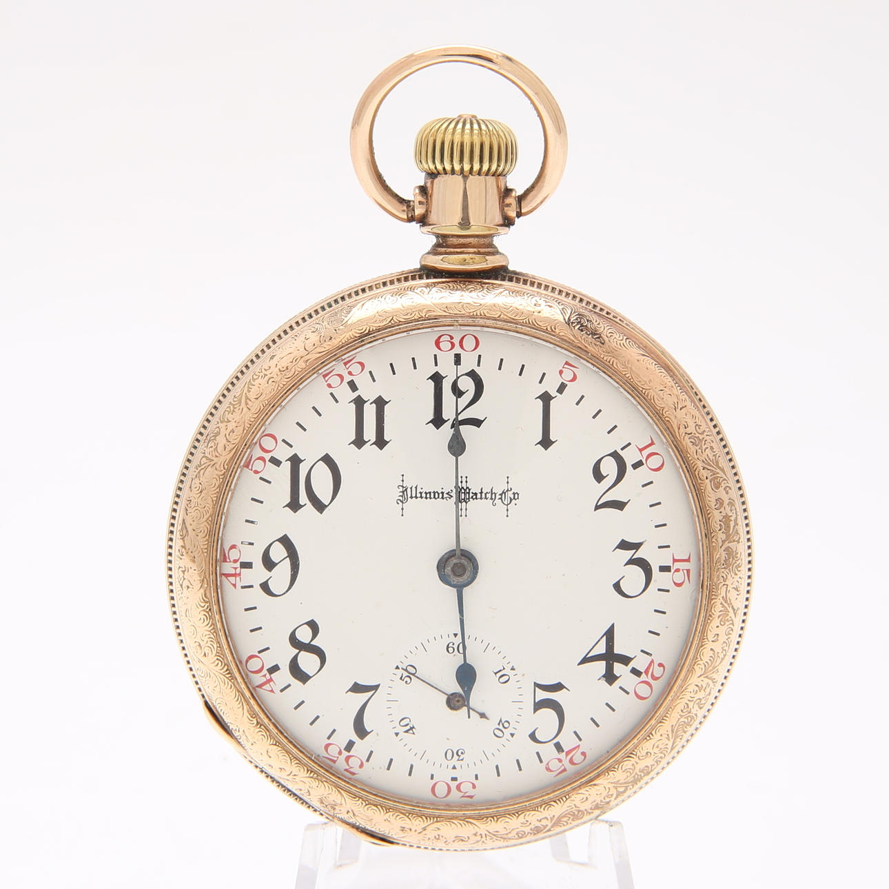 POCKET WATCH, gilt, Illinois Watch Co.