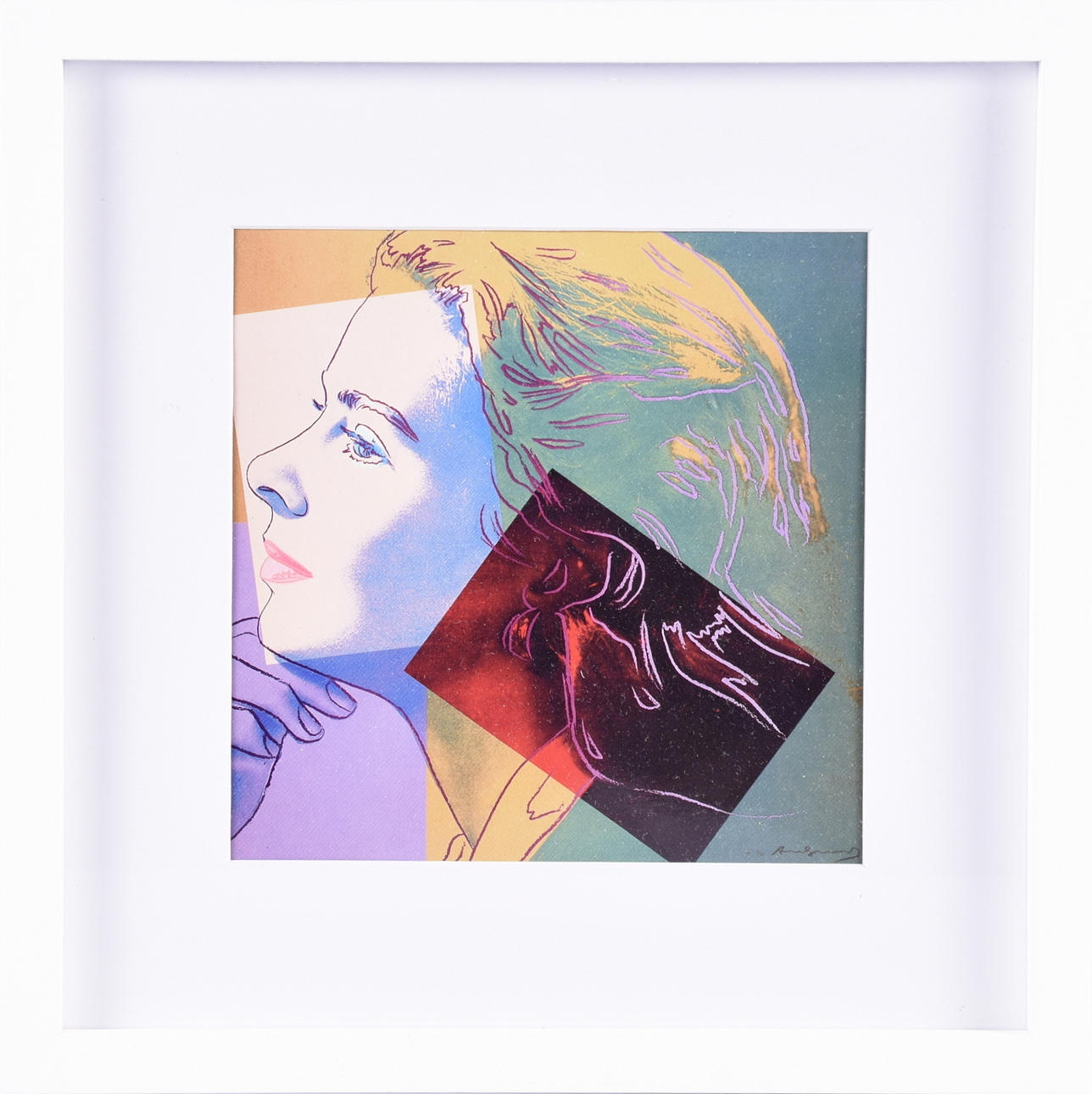 ANDY WARHOL. EFTER. Offsettryck, Galleri Börjesson, Malmö.