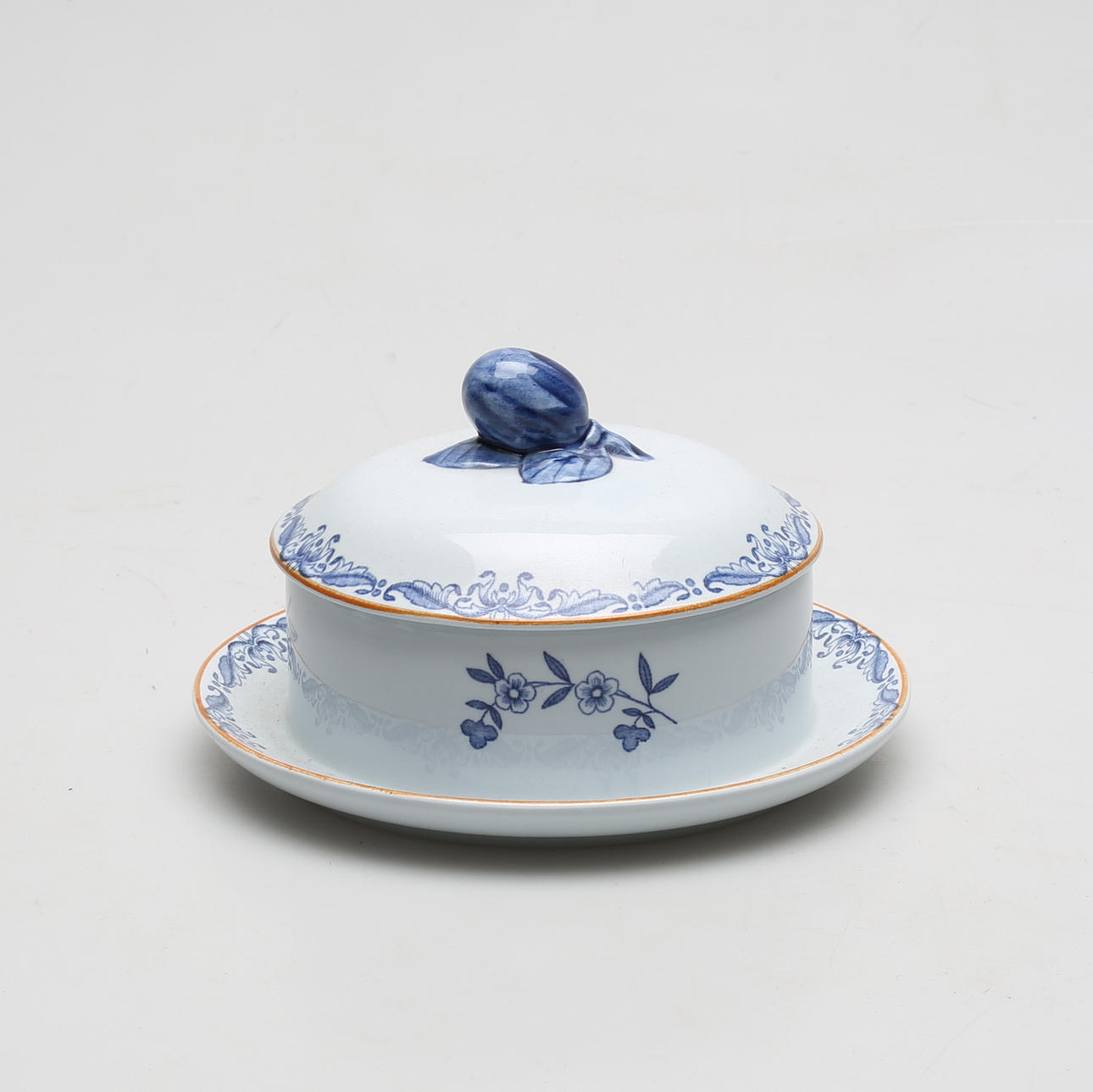 SMÖRASK, porslin, "Ostindia", Rörstrand.