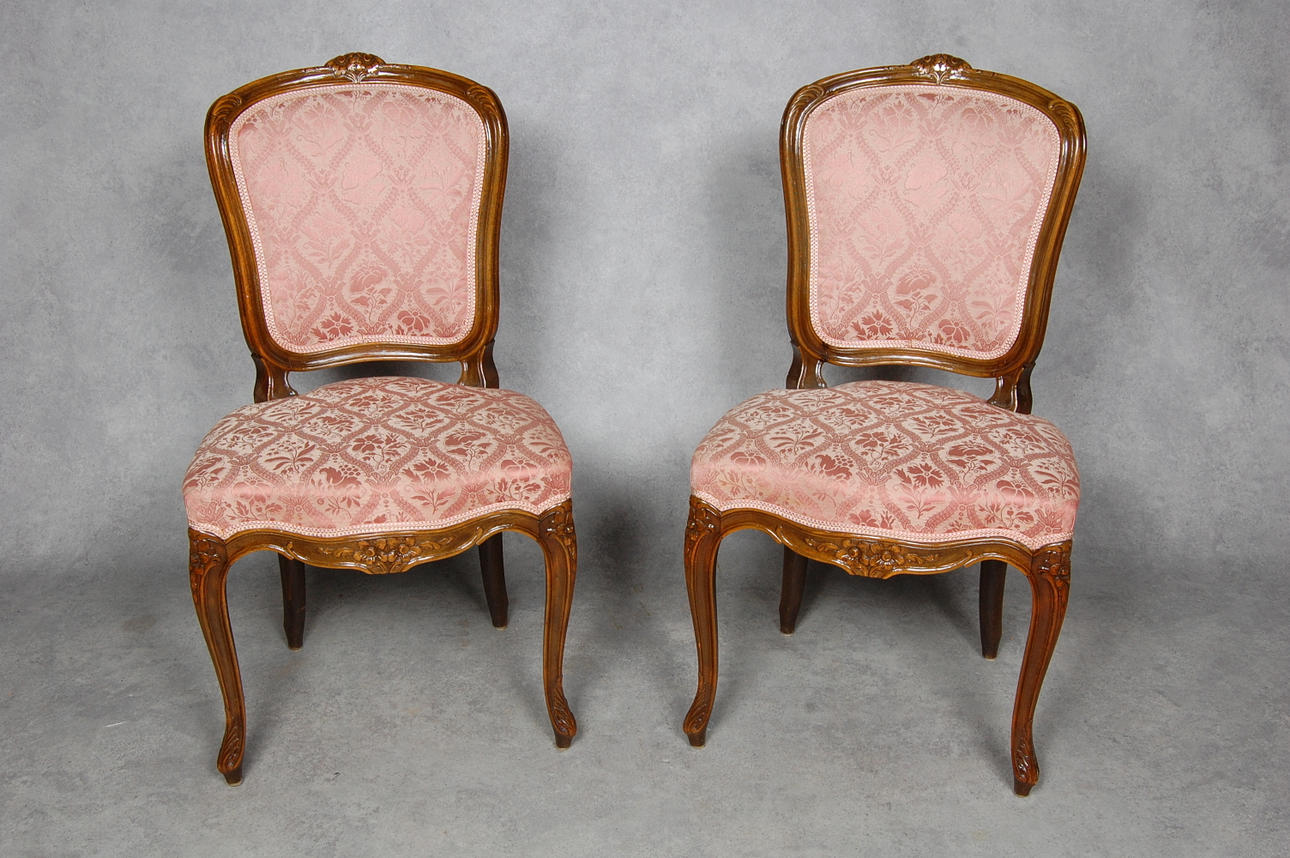 STOLAR, 1 par, nyrokokostil, 1900-tal.