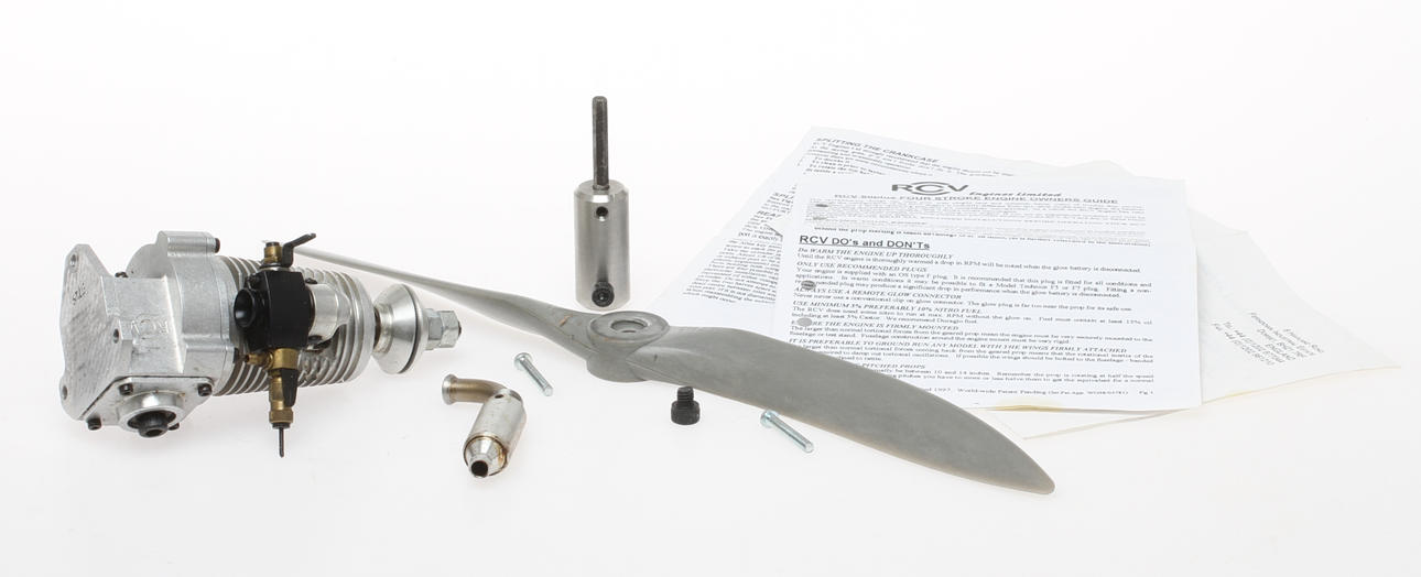 MODELLMOTOR RCV 60 PLUS med instruktion i originalkartong.