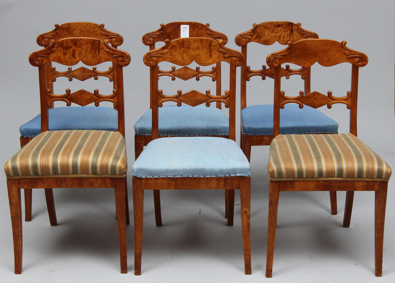 STOLAR, 6 st, senempire, 1800-tal.