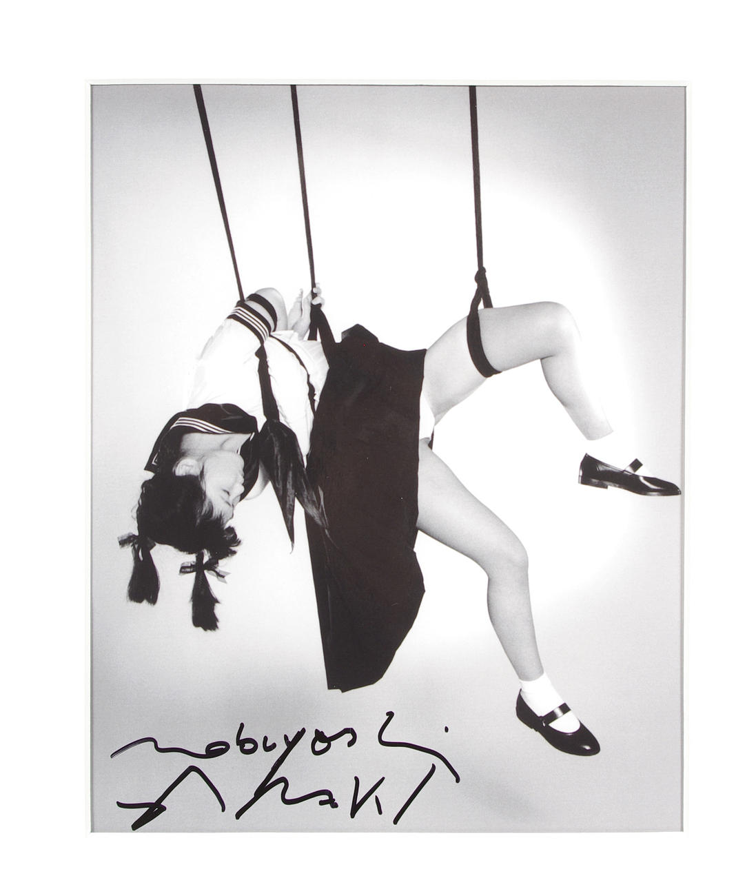 NOBUYOSHI ARAKI. signerat foto, kvinnostidie.