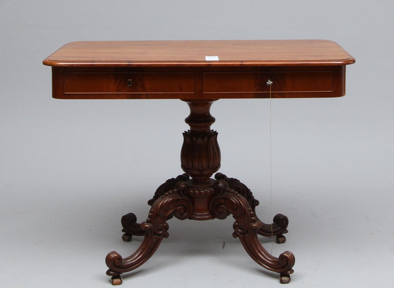 SALONGSBORD, på pelarfot, nyrokoko, 1880-tal.