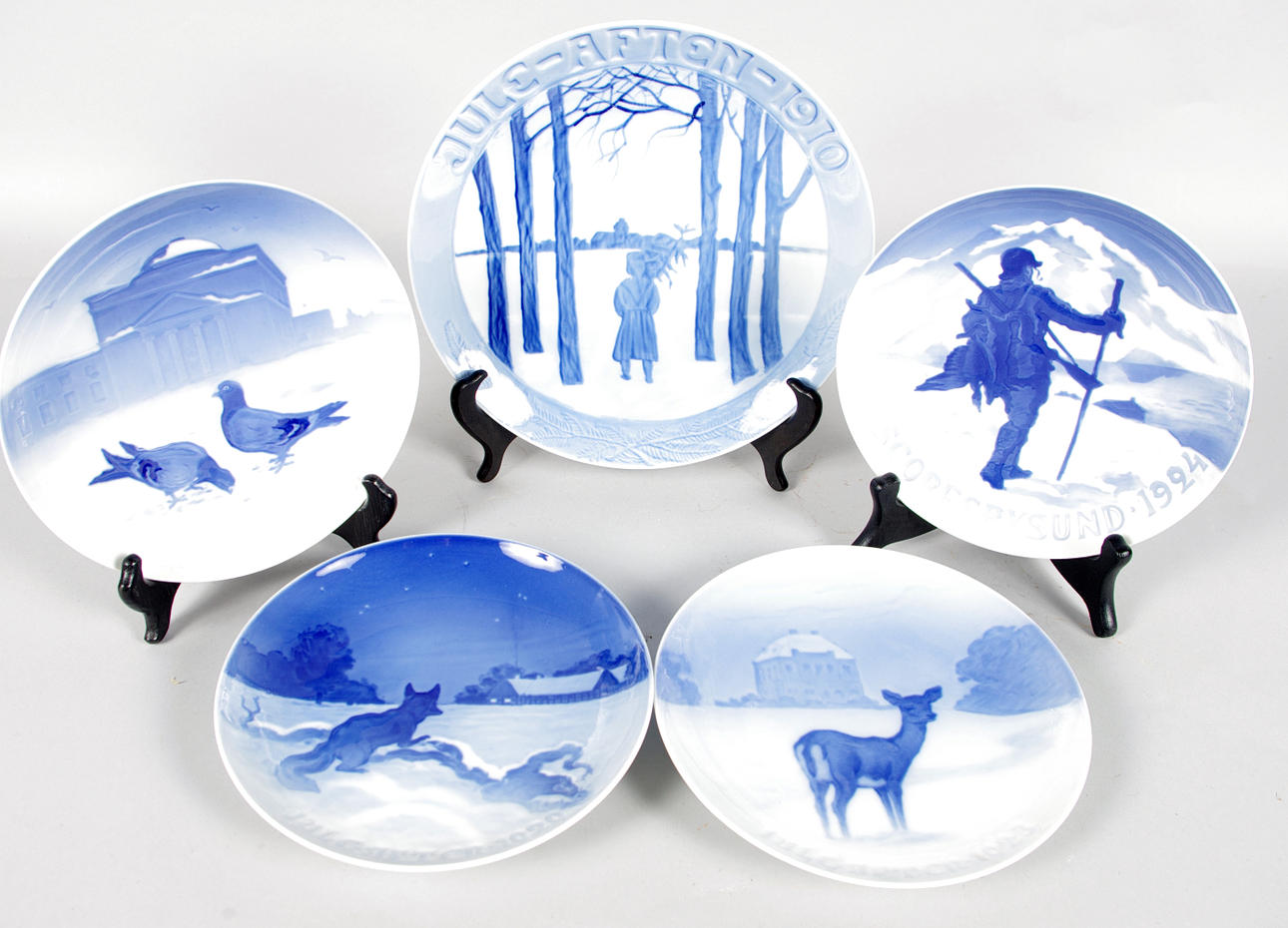 JULTALLRIKAR M.M., 5 stycken bl.a. Bing & Gröndal.