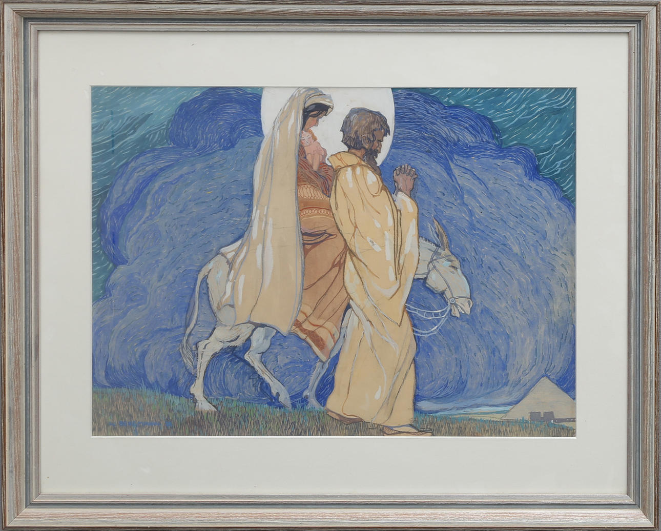 WALTER BERGMANN. MARIA, DAS KIND JESUS UND JOSEPH.