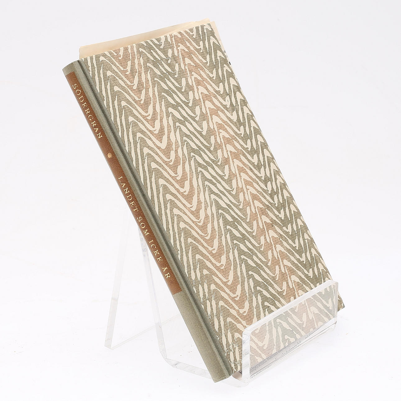 EDITH SÖDERGRAN. "Das Land, das nicht ist", Buch, Originalausgabe, 1925.